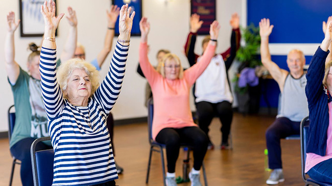 Group of Village Medical patients treating type 2 diabetes with diet and exercise